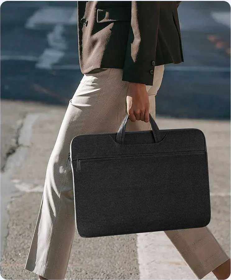 DUX DUCIS bag LBTC for laptop 14-15,4" Horizontal Handbag juodas