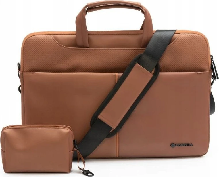 FORCELL F-PROTECT URBAN STYLE Bag for Nešiojamas kompiuteris 15,6" ruda