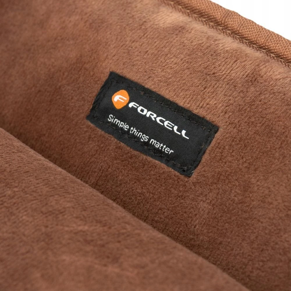 FORCELL F-PROTECT URBAN STYLE Bag for Nešiojamas kompiuteris 15,6" ruda