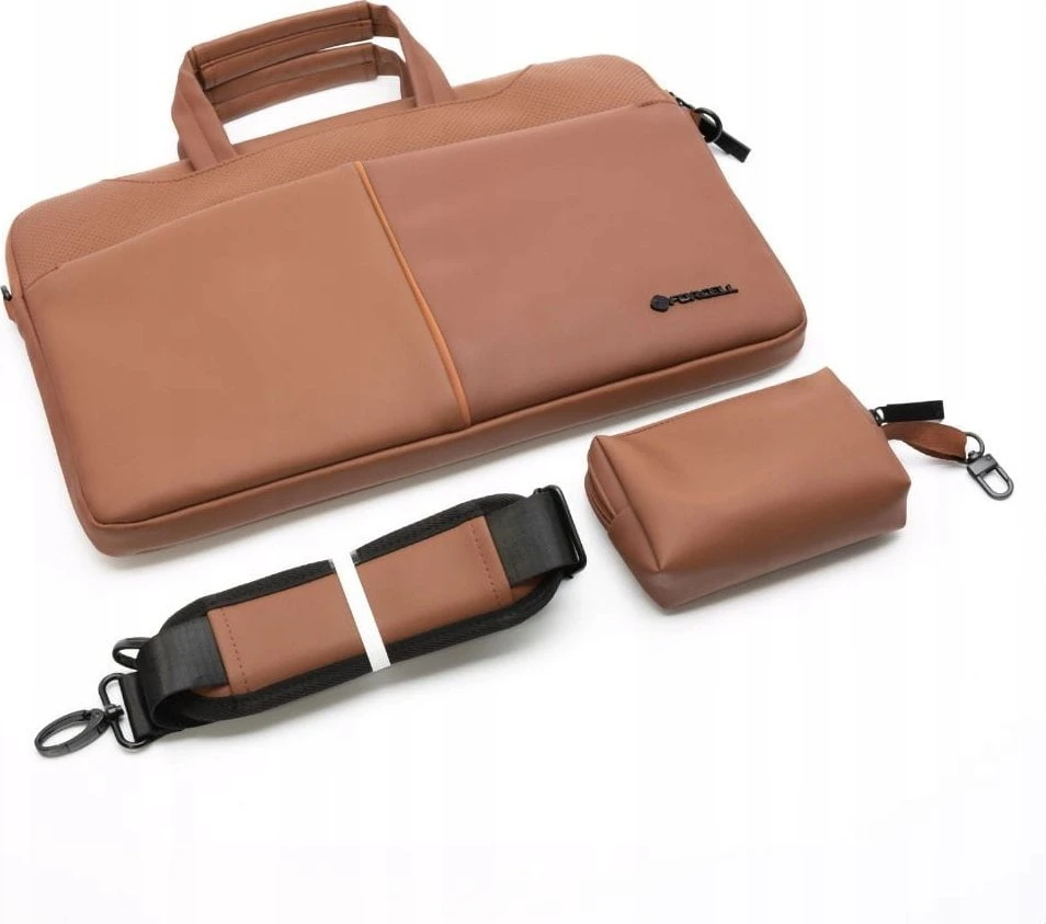FORCELL F-PROTECT URBAN STYLE Bag for Nešiojamas kompiuteris 15,6" ruda