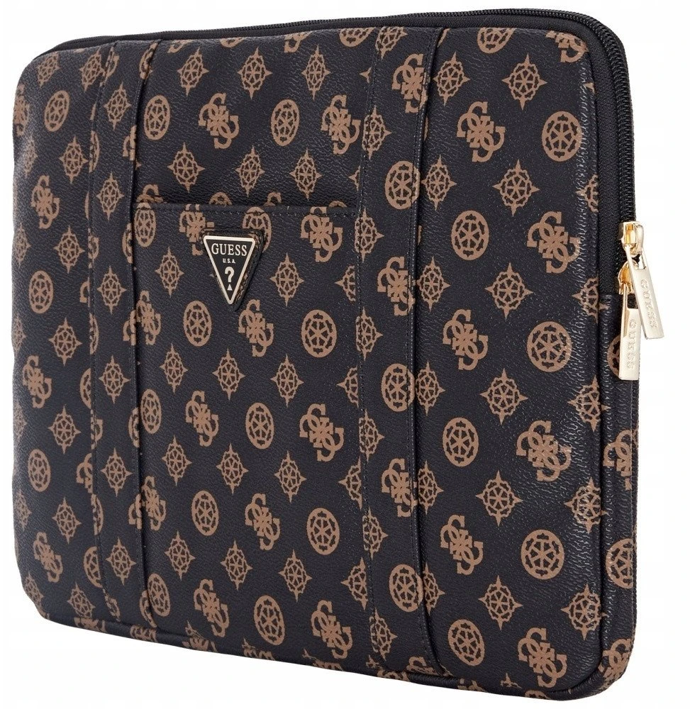 Bag Guess Sleeve 14″ Peony Pocket Triangle juodos spalvos