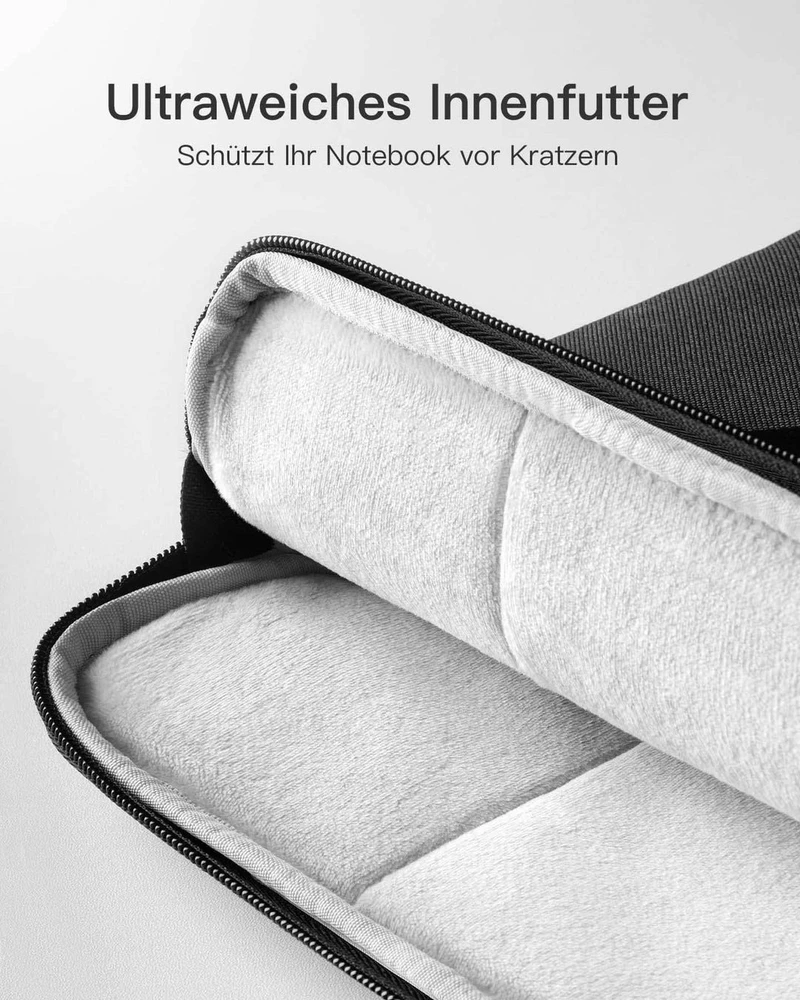 Carruzzo Inateck LB02014 39,6 cm (15.6″) Įmautė Juoda