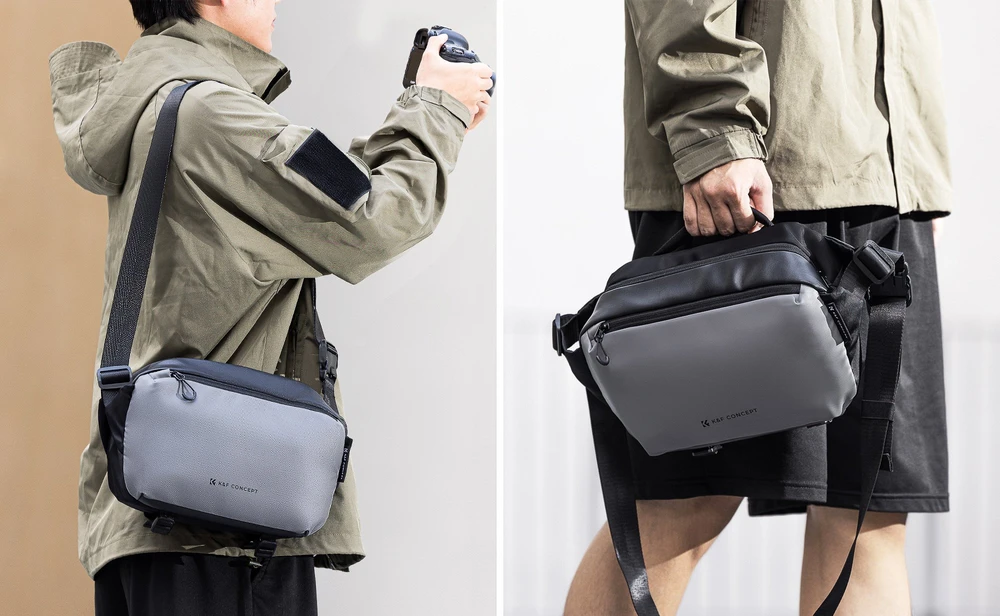 Kameros krepšys - K&F Concept Alpha Sling 10l Pilkas