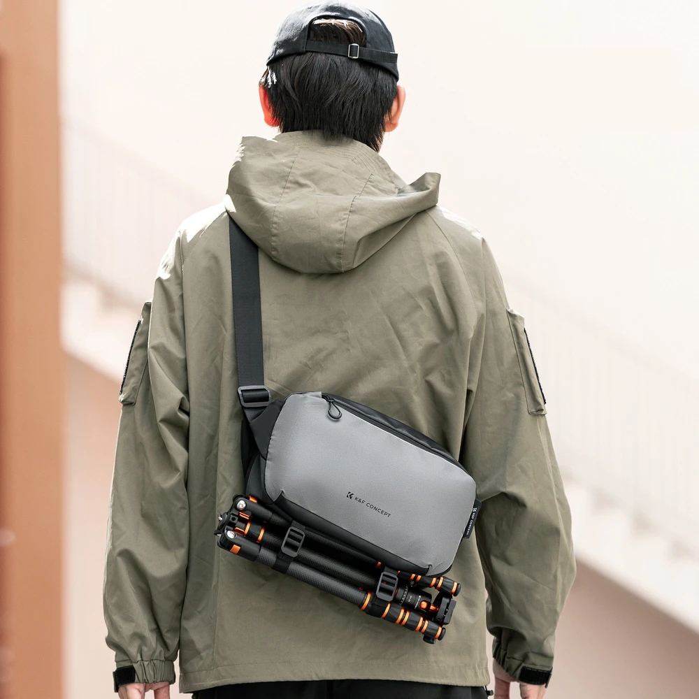 Kameros krepšys - K&F Concept Alpha Sling 10l Pilkas