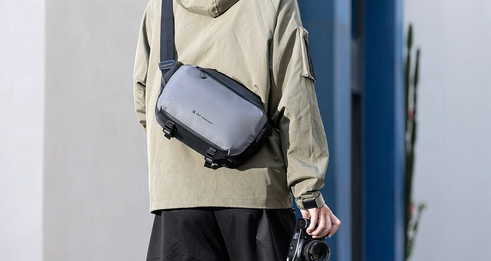 Kameros krepšys - K&F Concept Alpha Sling 10l Pilkas