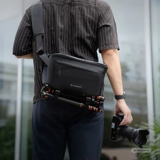 Žiūronai Kameros krepšys - ULANZI Sling Halfmoon Crossbody 5L Juodas