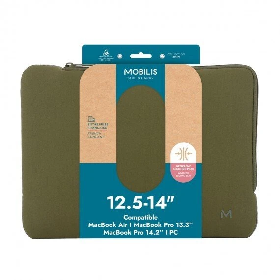 Krepšys Mobilis 049020 torba na laptop 36,1 cm (14.2") Aktówka žalia, pilka