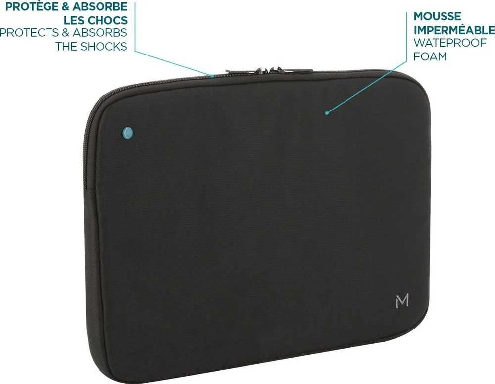 Krepšys Mobilis Mobilis 003065 nešiojamieji kompiuteriai 35,6 cm (14) Juoda kišeninė dėklas