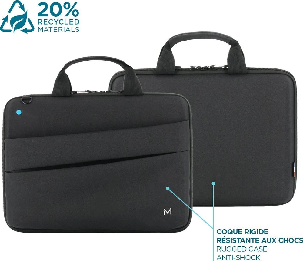 Krepšys Mobilis Mobilis TheOne Rugged Case Clamshell 12.5-14'' - Juodas