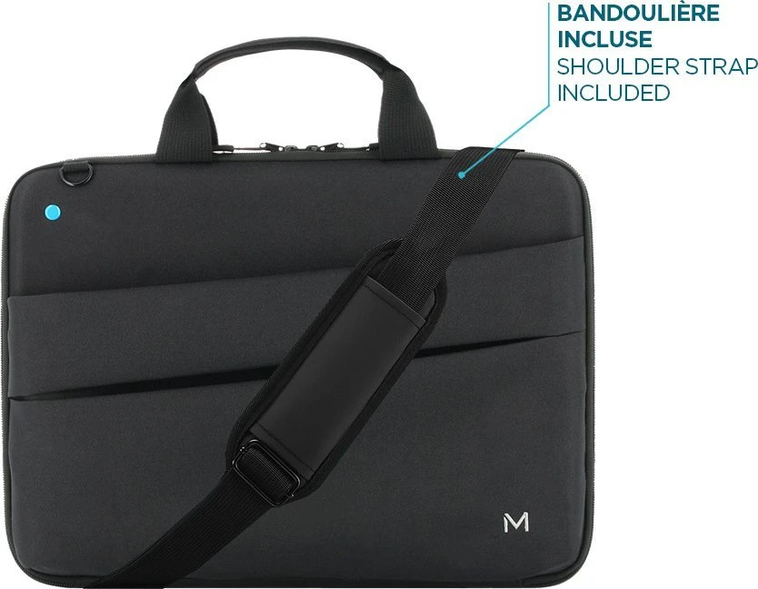 Krepšys Mobilis Mobilis TheOne Rugged Case Clamshell 12.5-14'' - Juodas