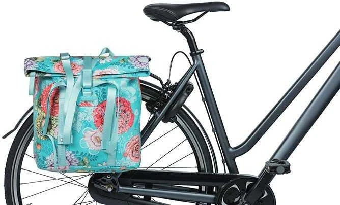 Basil Krepšys na bagażnik BASIL BLOOM FIELD SHOPPER 15-20L, sky mėlynas