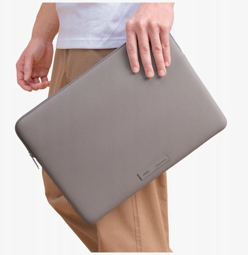 Nešiojamas kompiuteris Sleeve UNIQ Cyprus Ridge Edition 14″ waterproof neoprene pilkos spalvos
