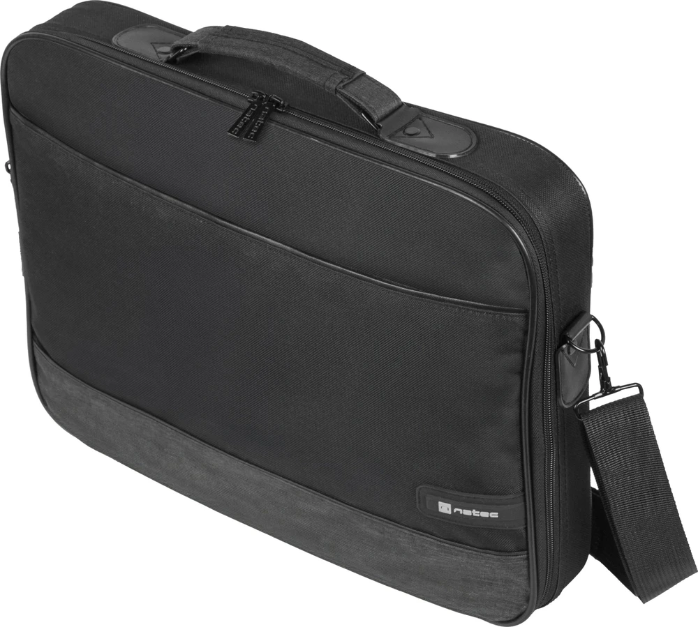 NATEC Impala 2 39.6 cm (15.6") Messenger case Juodas, Pilkas