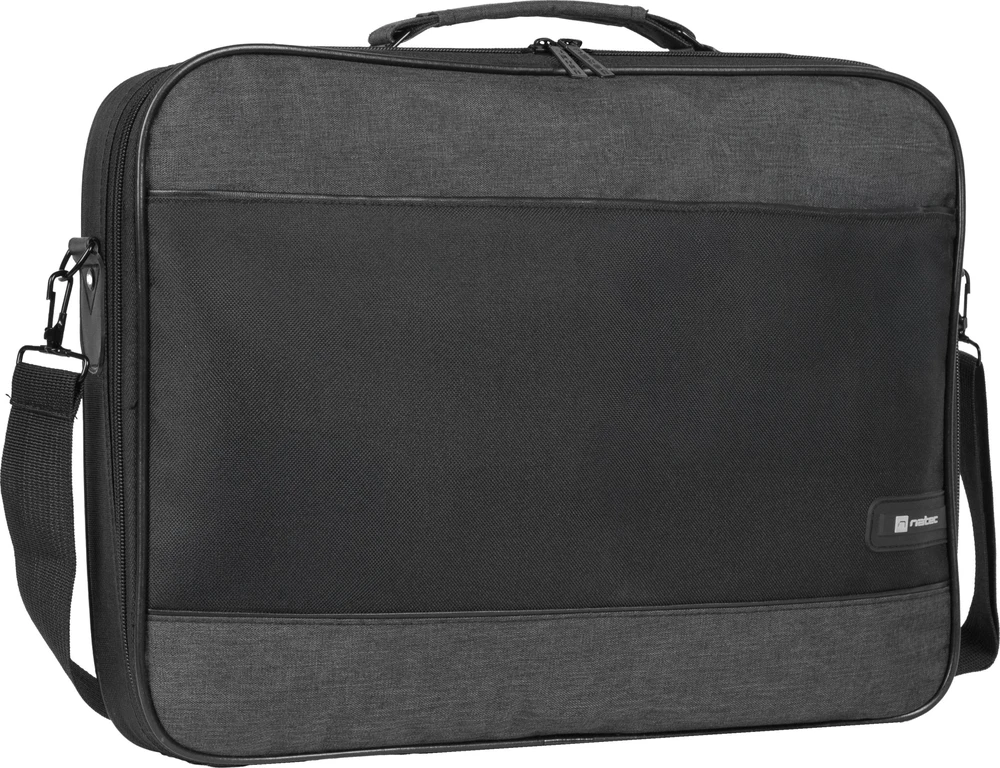 NATEC Impala 2 39.6 cm (15.6") Messenger case Juodas, Pilkas