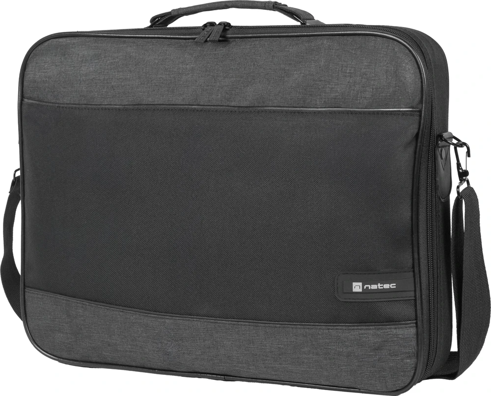 NATEC Impala 2 39.6 cm (15.6") Messenger case Juodas, Pilkas