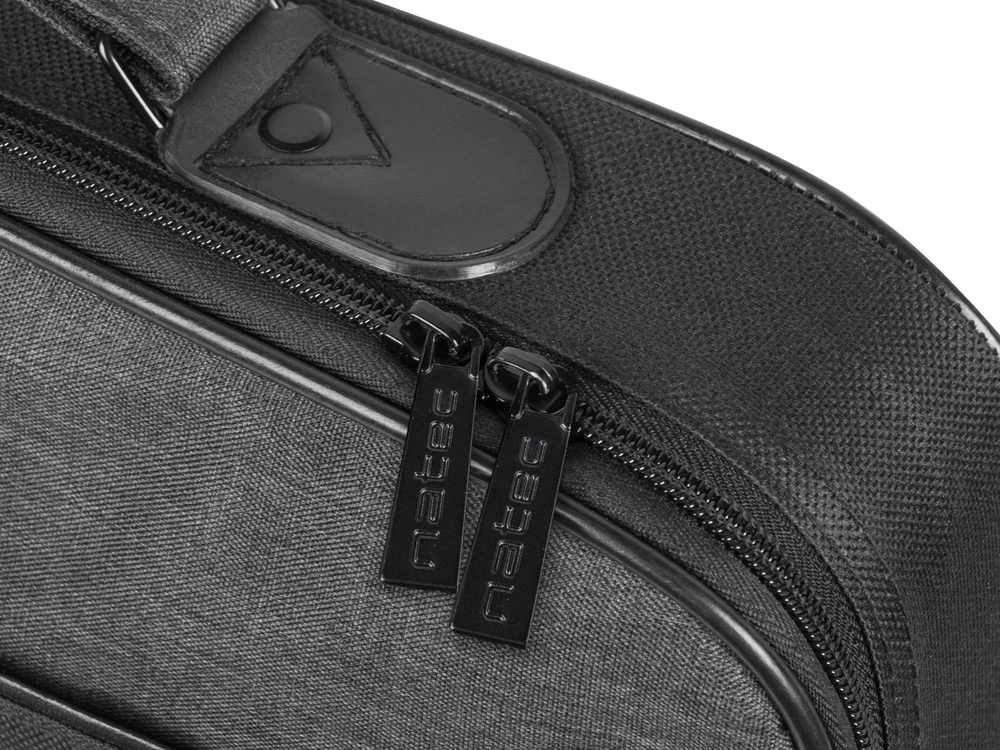 NATEC Impala 2 39.6 cm (15.6") Messenger case Juodas, Pilkas