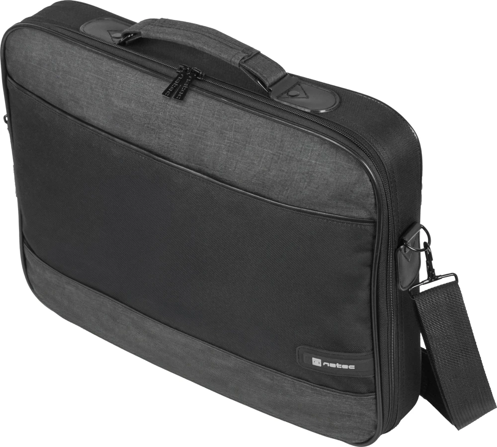 NATEC Impala 2 39.6 cm (15.6") Messenger case Juodas, Pilkas