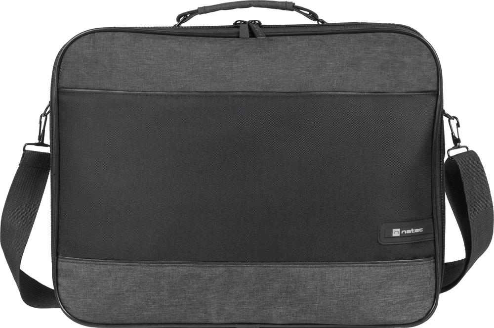 NATEC Impala 2 39.6 cm (15.6") Messenger case Juodas, Pilkas
