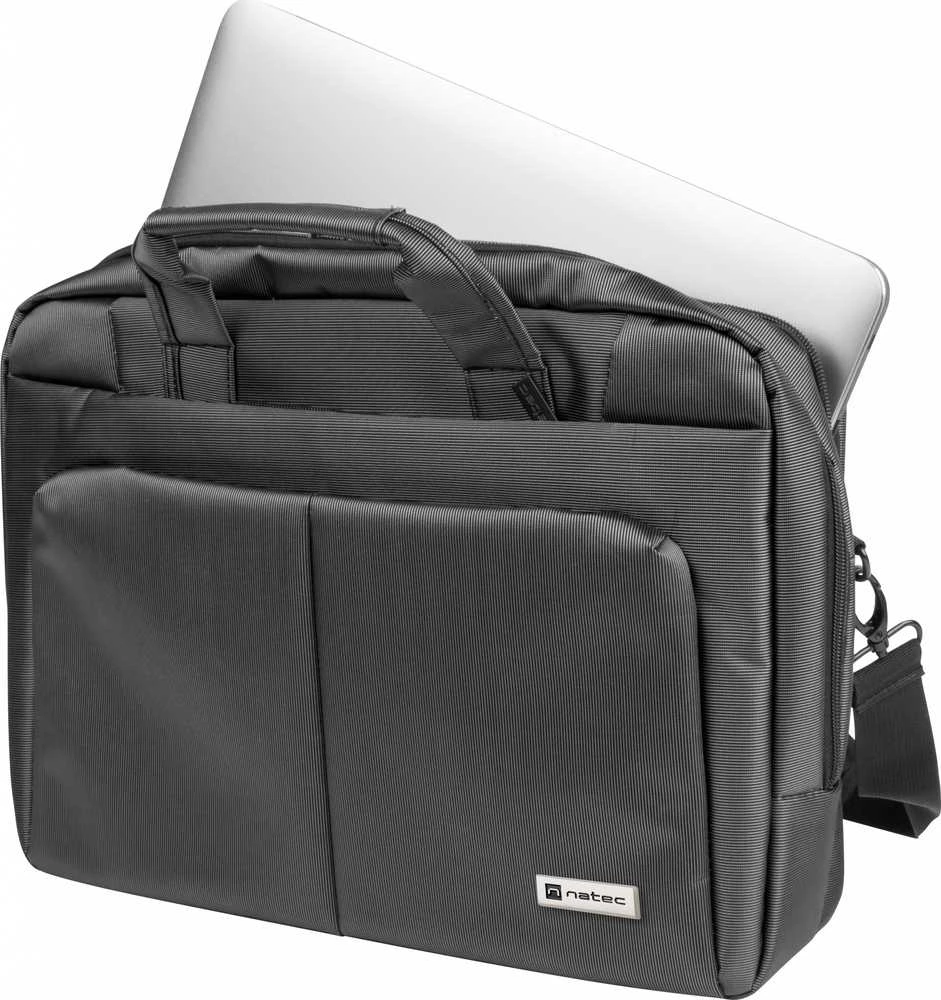 NATEC NTO-0812 Nešiojamas kompiuteris Bag Gazelle 15.6" - 16inch Dark Pilkas