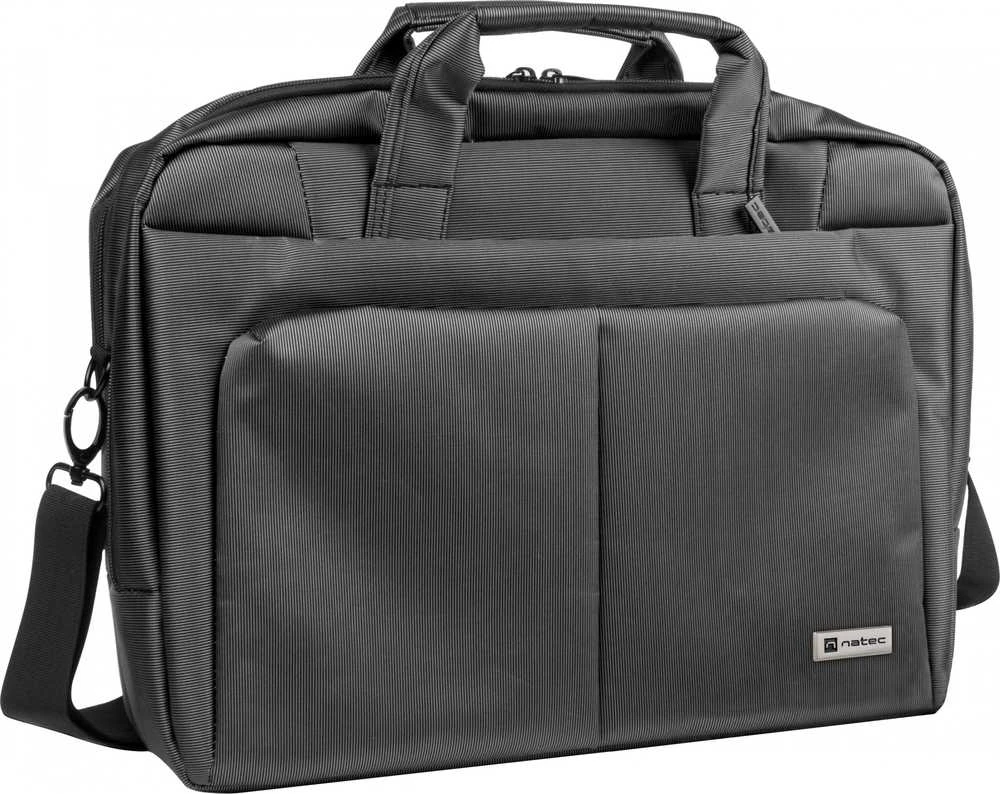 NATEC NTO-0812 Nešiojamas kompiuteris Bag Gazelle 15.6" - 16inch Dark Pilkas