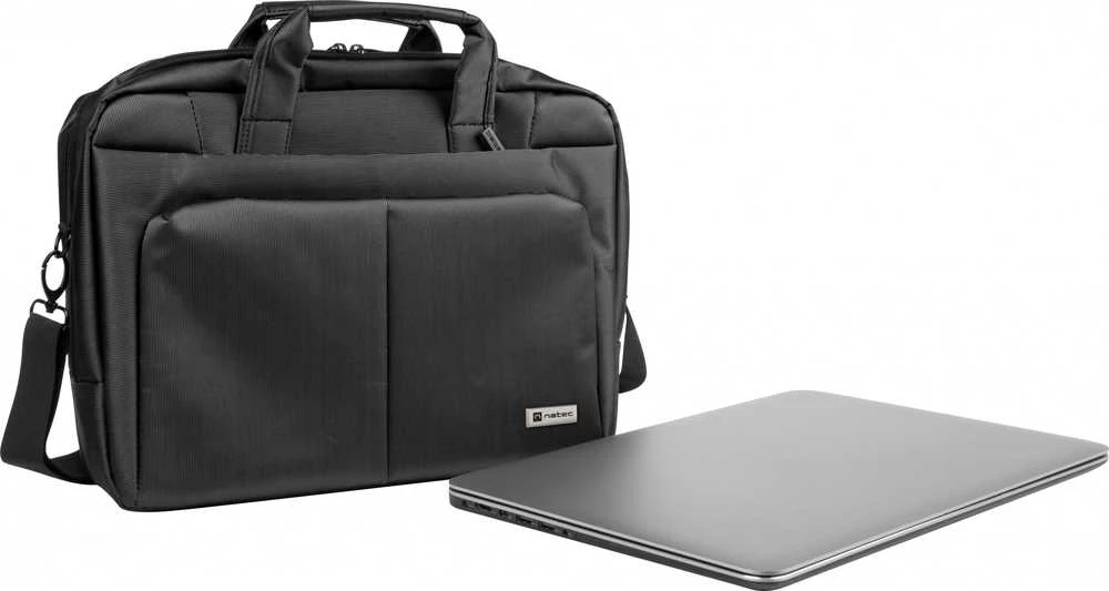 NATEC NTO-0809 Nešiojamas kompiuteris Bag Gazelle 15.6" - 16inch Juodas