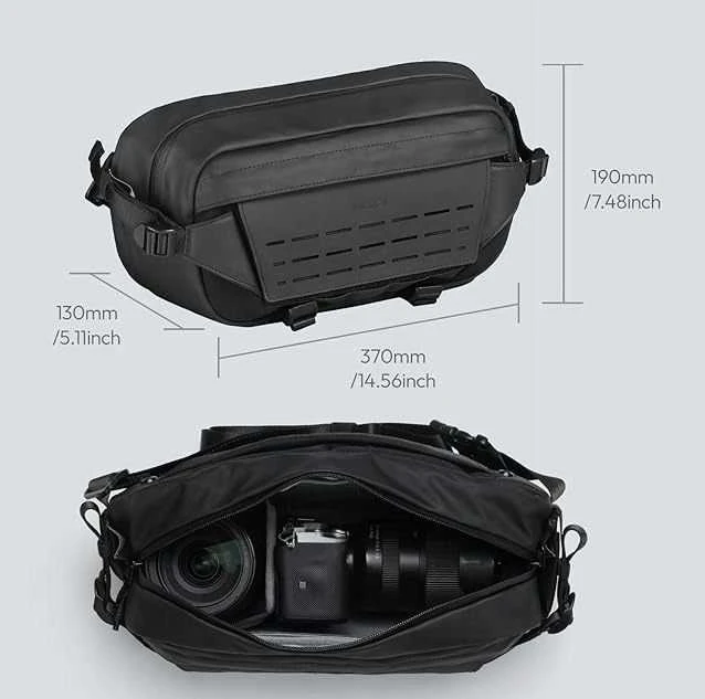 Lauko krepšys - Ulanzi AB02 Messenger Bag 9L Camera Planšetė Compartments Juodas