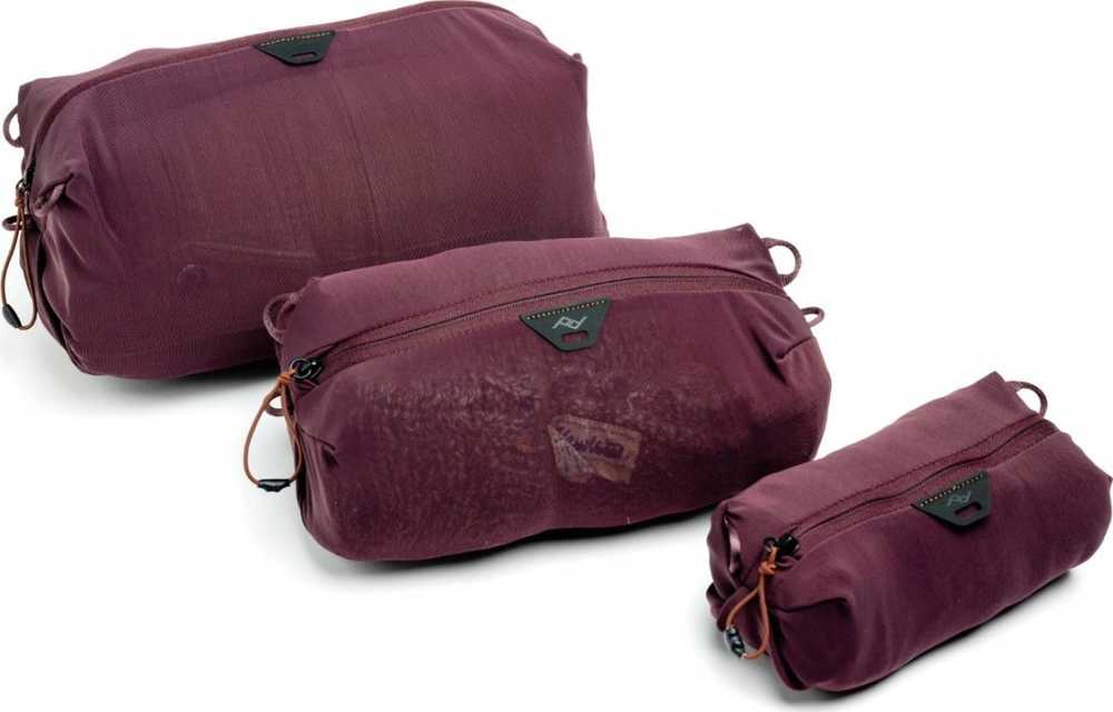 Krepšys Peak Design Dėklas Travel Line Ultralight Mesh Packing Cube X-Small Eclipse – XS bordo