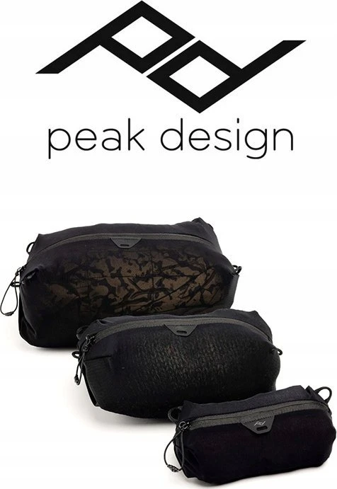 Peak Design Ultralight Mesh Packing Cube -pakkauspussit, XXS-XS-S, musta