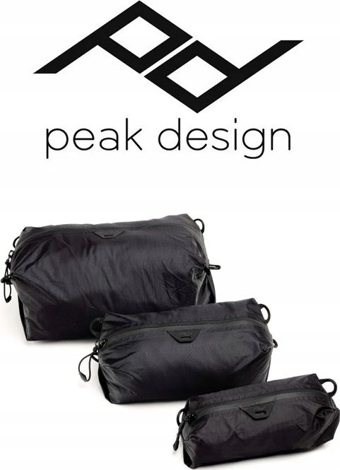 Peak Design Ultralight Packing Cube -pakkauspussit, XXS-XS-S, musta