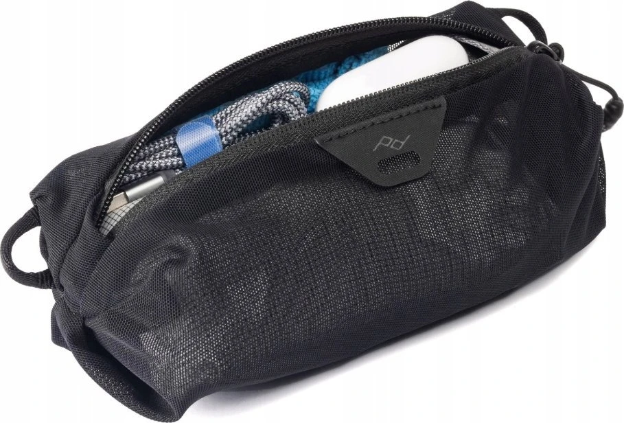 Peak Design Ultralight Mesh Packing Cube -pakkauspussit, XXS-XS-S, musta