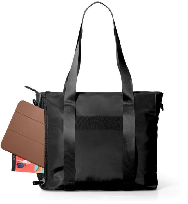 PORT DESIGNS Muse Signature ECO laptop tote bag 16”, Juodas