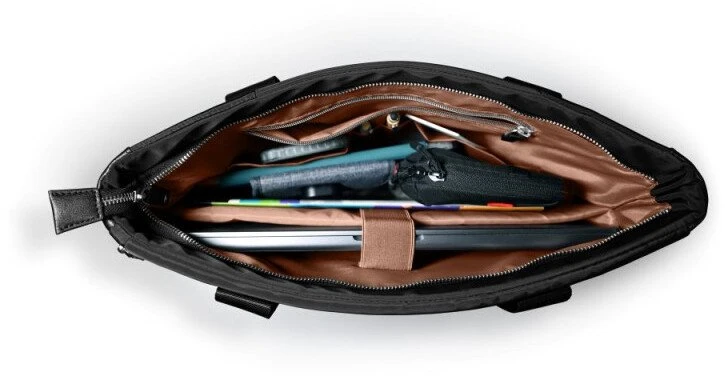 PORT DESIGNS Muse Signature ECO laptop tote bag 16”, Juodas