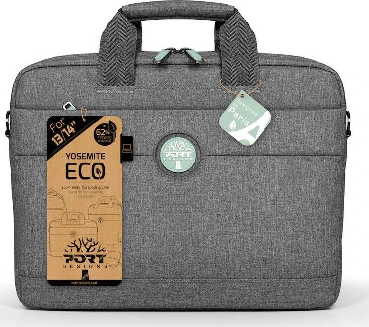 PORT DESIGNS | Yosemite Eco TL 15.6 | Nešiojamas kompiuteris Case | Shoulder strap | Pilkas