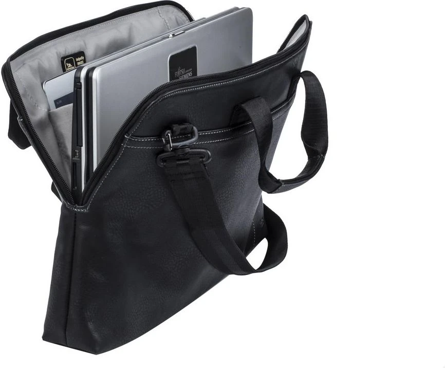 RIVACASE 8930 (PU) Slim Nešiojamo kompiuterio Krepšys 15,6" / 6 Juodas
