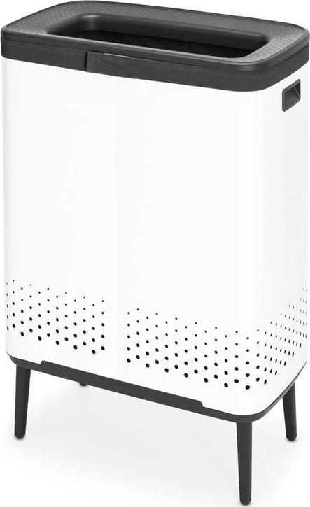 Brabantia Skalbinių dėžė BO, 2 x 45 l, baltos spalvos