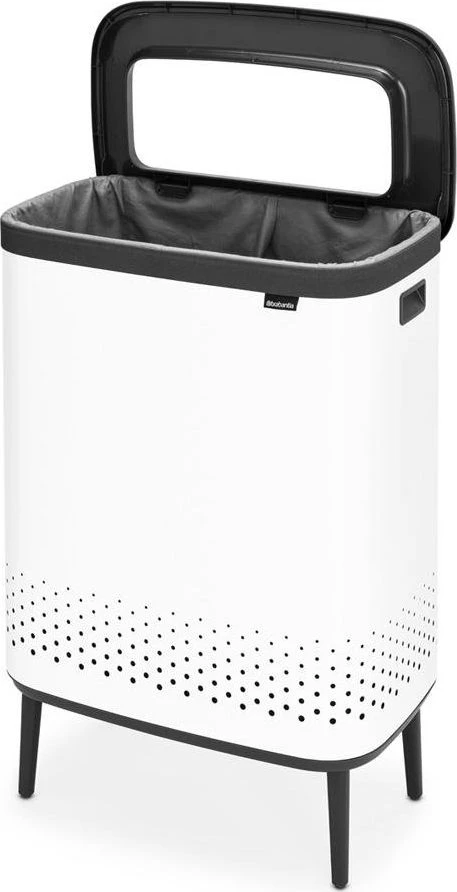 Brabantia Skalbinių dėžė BO, 2 x 45 l, baltos spalvos