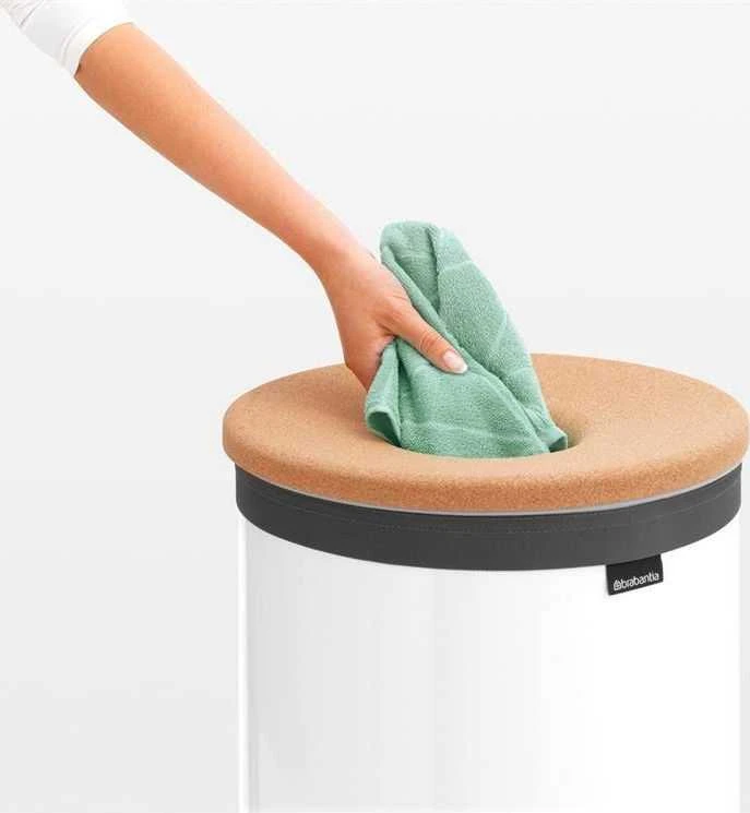 Brabantia Skalbinių dėžė, 60L - Baltas