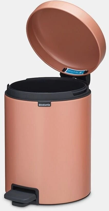 Brabantia Šiukšliadėžė NewIcon, 5 l, šilto vario spalvos