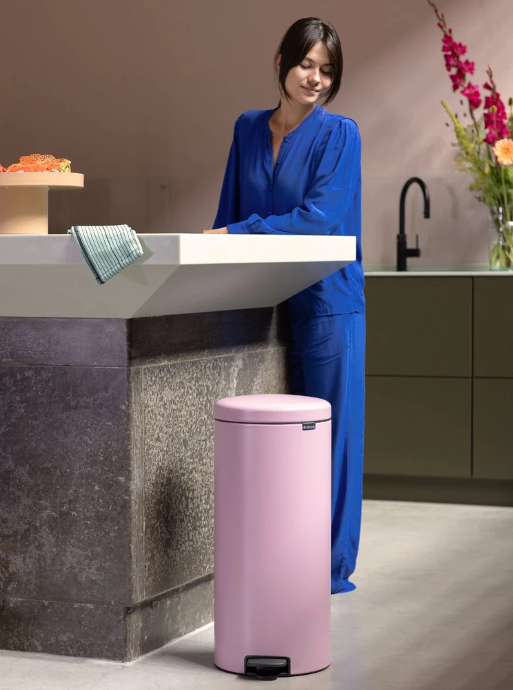 Krepšys skalbiniams Brabantia Brabantia Treteimer Newicon 30 L Lilac Rožinė