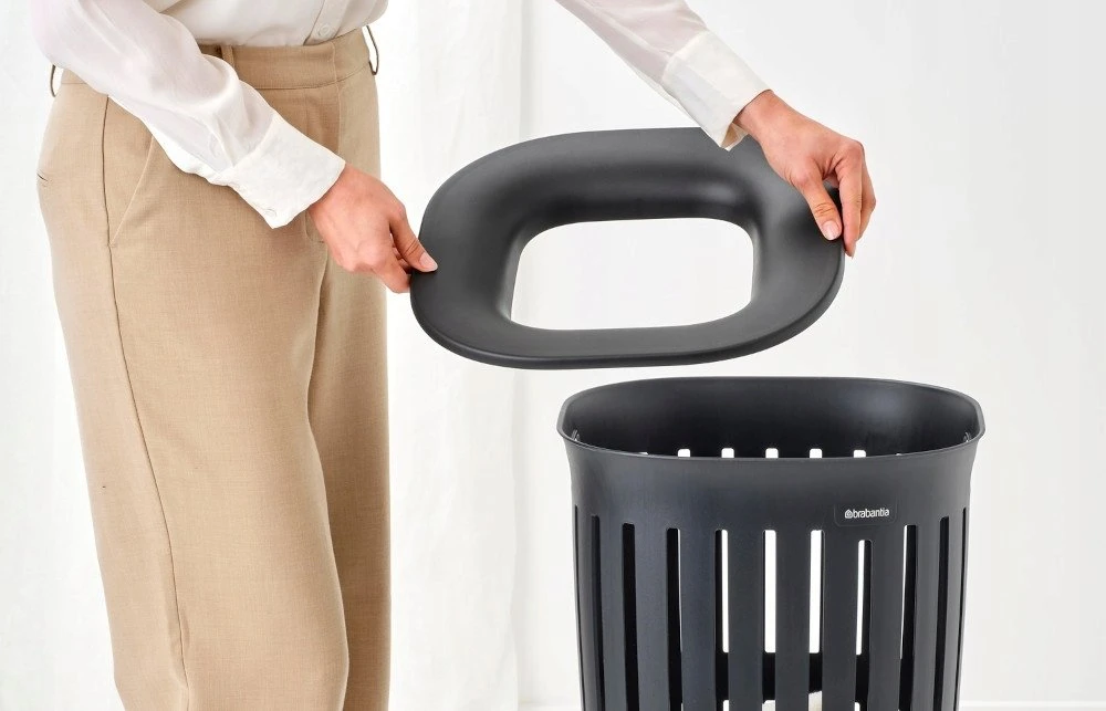 Brabantia veļas grozs Collect-It, 55l, juodas