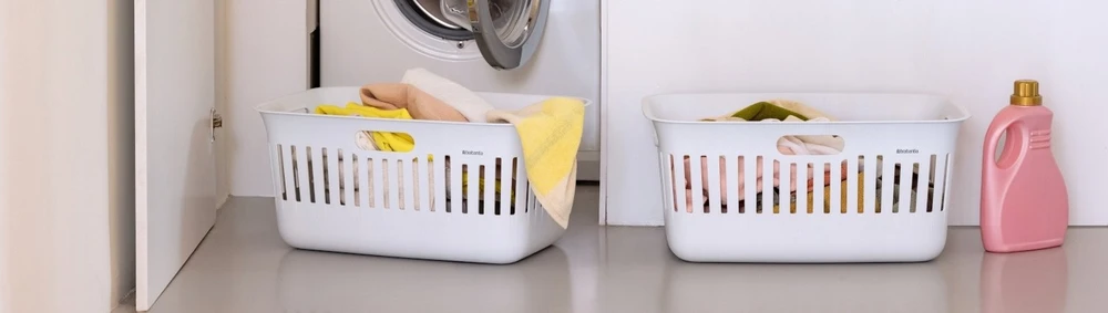 Krepšys skalbiniams Brabantia Collet-It Krepšys na bieliznę 40 L Baltas 244643