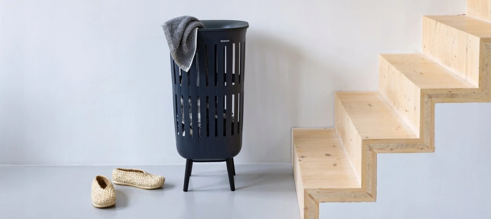 Brabantia veļas grozs Collect-It, 55l, juodas