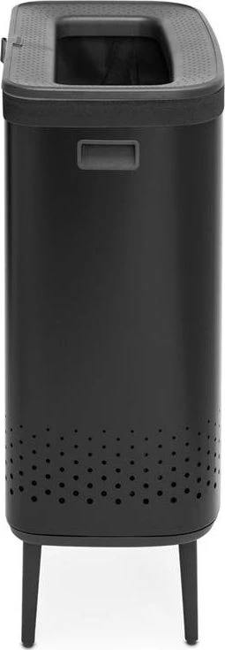 Brabantia Skalbinių dėžė BO, 2 x 45 l, matinės juodos spalvos