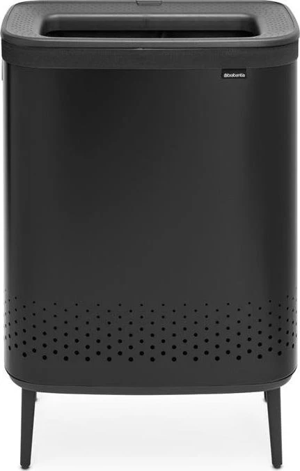 Brabantia Skalbinių dėžė BO, 2 x 45 l, matinės juodos spalvos