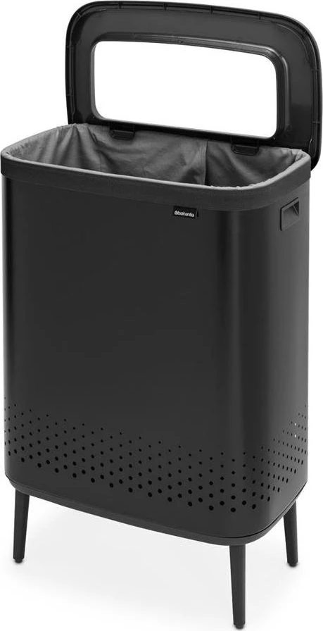Brabantia Skalbinių dėžė BO, 2 x 45 l, matinės juodos spalvos