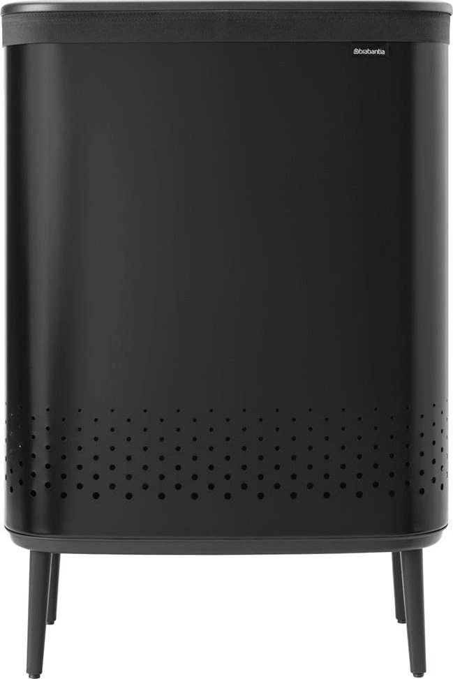 Brabantia Skalbinių dėžė BO, 2 x 45 l, matinės juodos spalvos