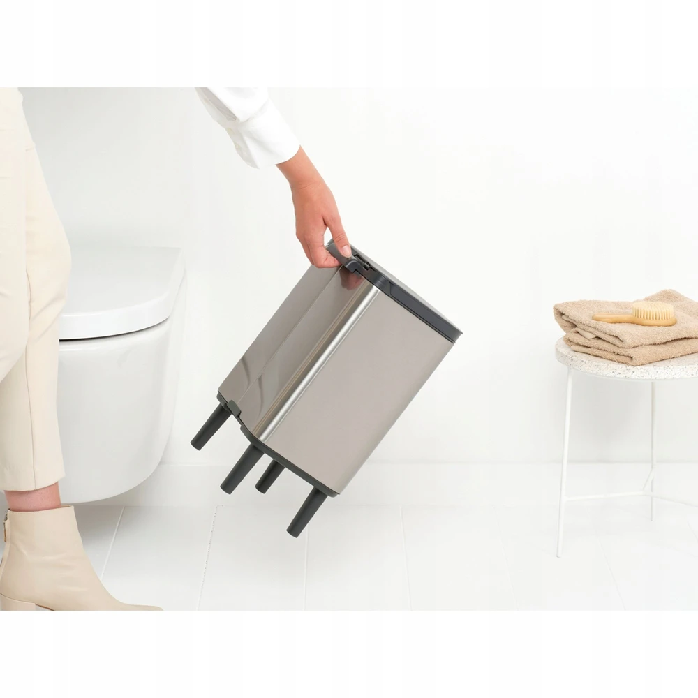Brabantia Šiukšlių dėžė, Bo Hi 7L - Matt Steel Fingerprint Proof