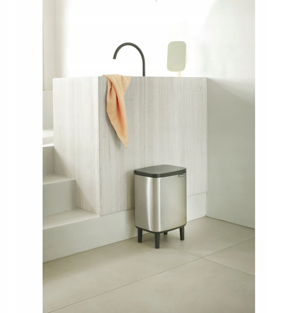 Brabantia Šiukšlių dėžė, Bo Hi 7L - Matt Steel Fingerprint Proof