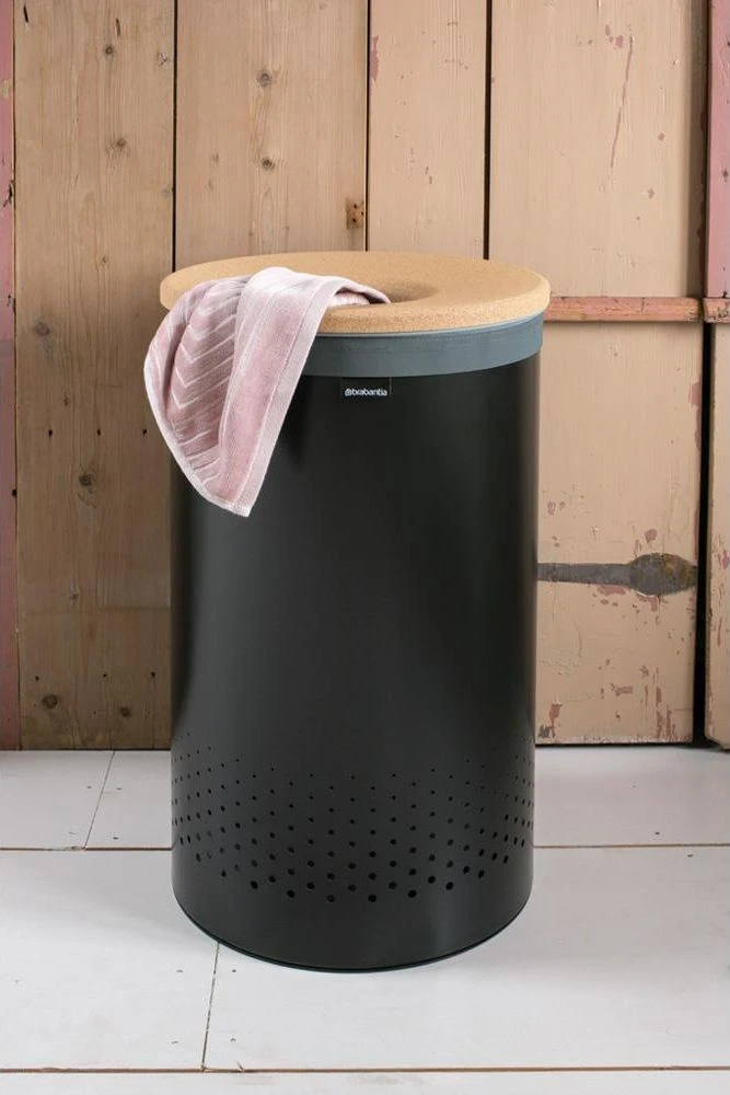 Brabantia Skalbinių dėžė, 60L - Matt Juodas