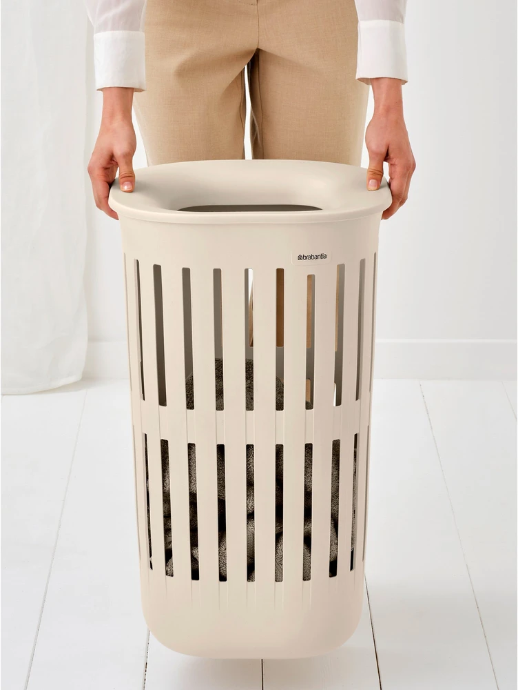 Brabantia laudry basket Collect 55l, soft beige